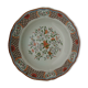 Hollow round dish in Gien earthen earthen pattern Sainfoin diam 31 cm