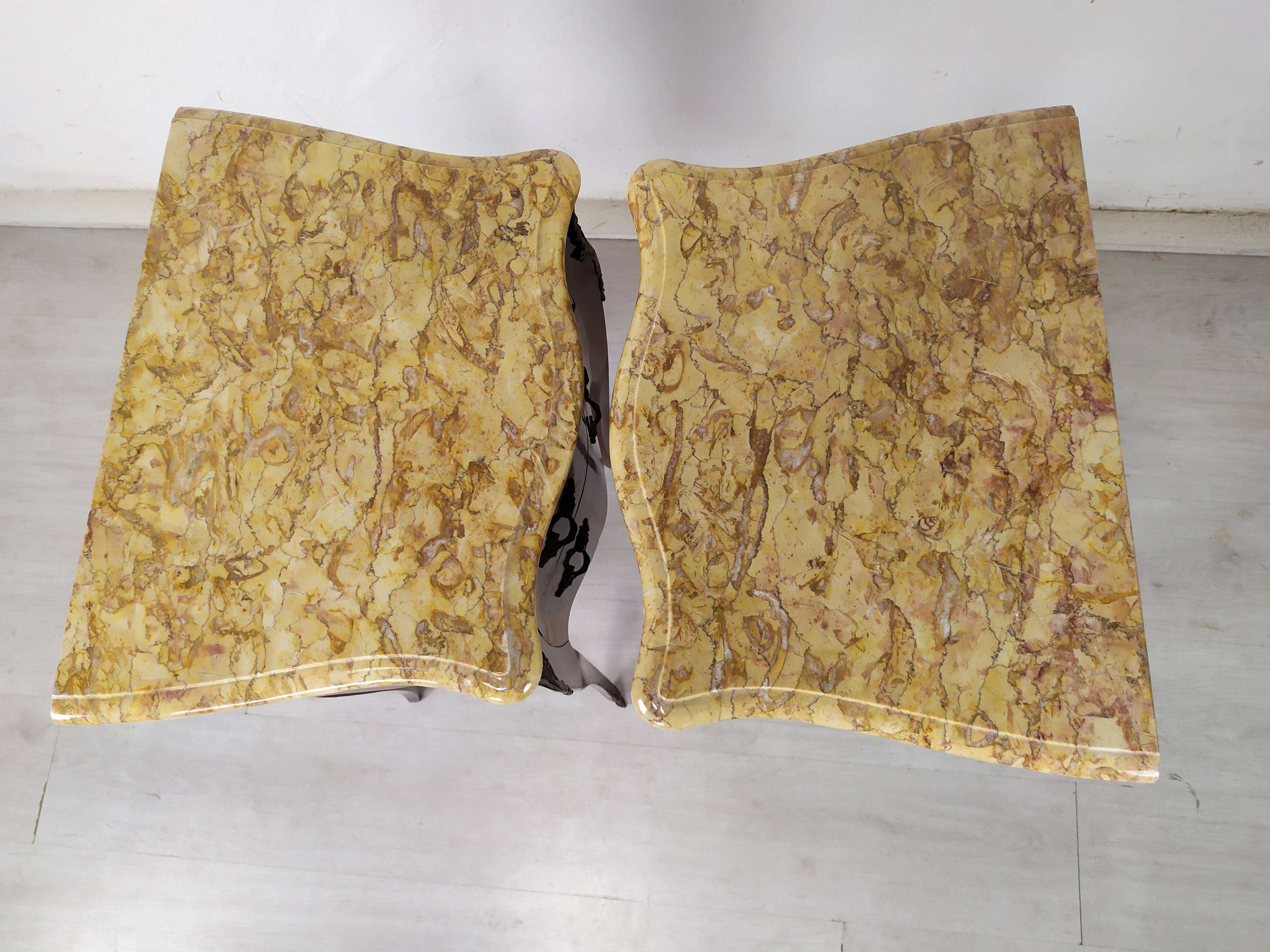 Pair of Louis XV style bedside tables