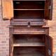 Cabinet louis XIII in walnut 19th era