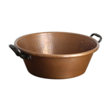 Hammered copper basin