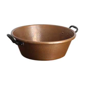 Hammered copper basin