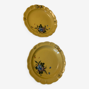 Faience de Montpellier serving dishes yellow