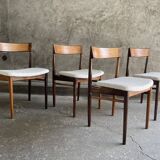 4 Danish rosewood chairs by Rosengren Hansen, 1960s