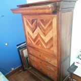 19th century elm secretary