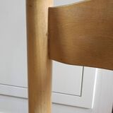 Série de 4 chaises scandinaves assise corde années 60