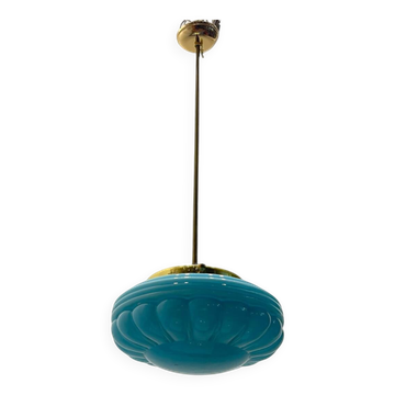 Mid-Century Modern pendant light with Art Deco influence