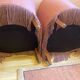 Paire de fauteuils crapaud de couleur rose