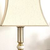 Pair of Art Deco brass lamps
