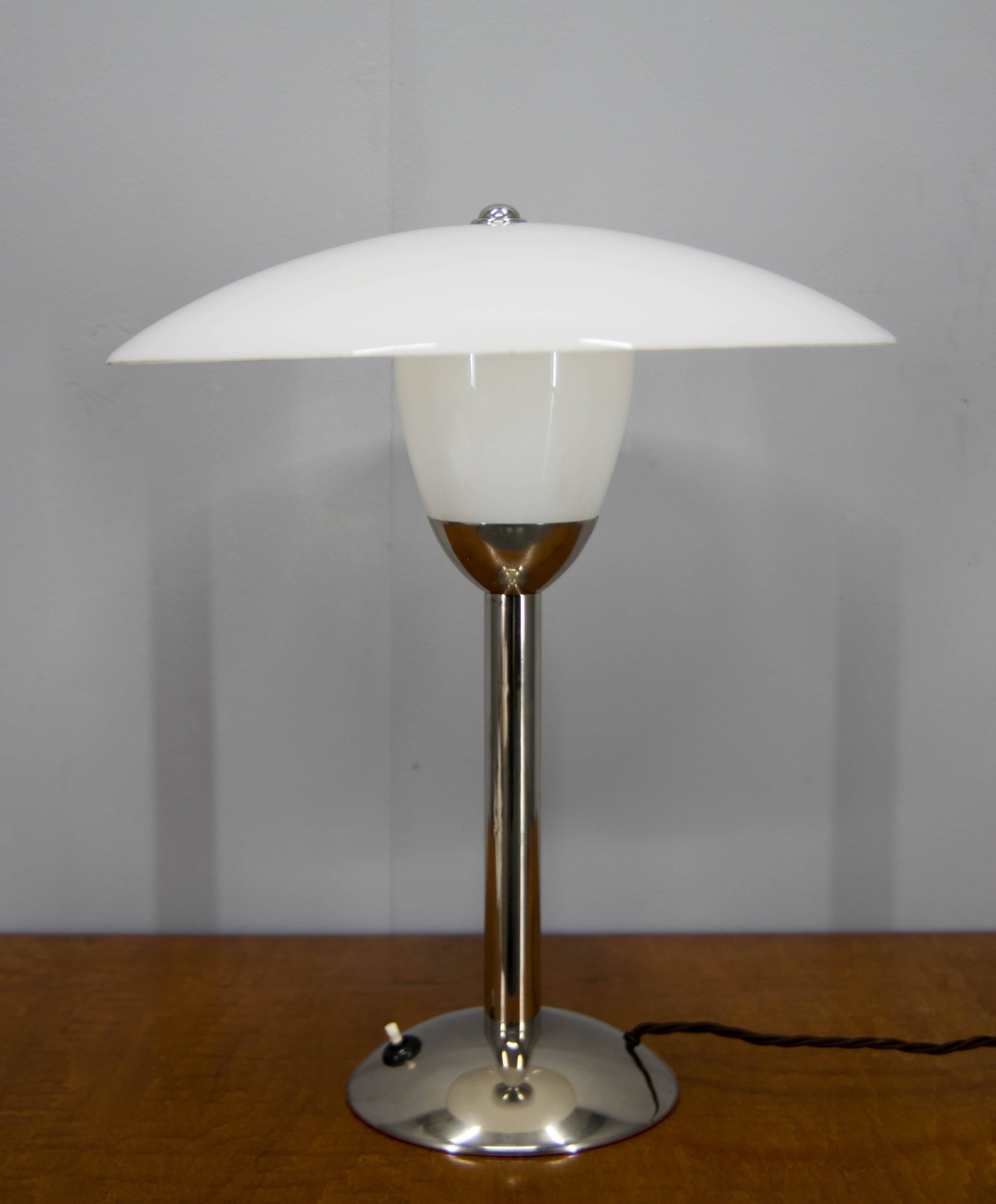 Rare Art Deco Table Lamp by Miloslav Prokop for Franta Anyz, 1930s