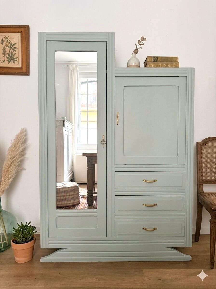 Art Deco wardrobe / closet from the 1930s/1940s.