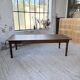 Solid oak table 1900 drapery style XL 250cm