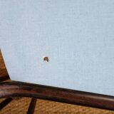 8 chaises de cantine formica rouge jaune bleu tubulure métal années 50-60