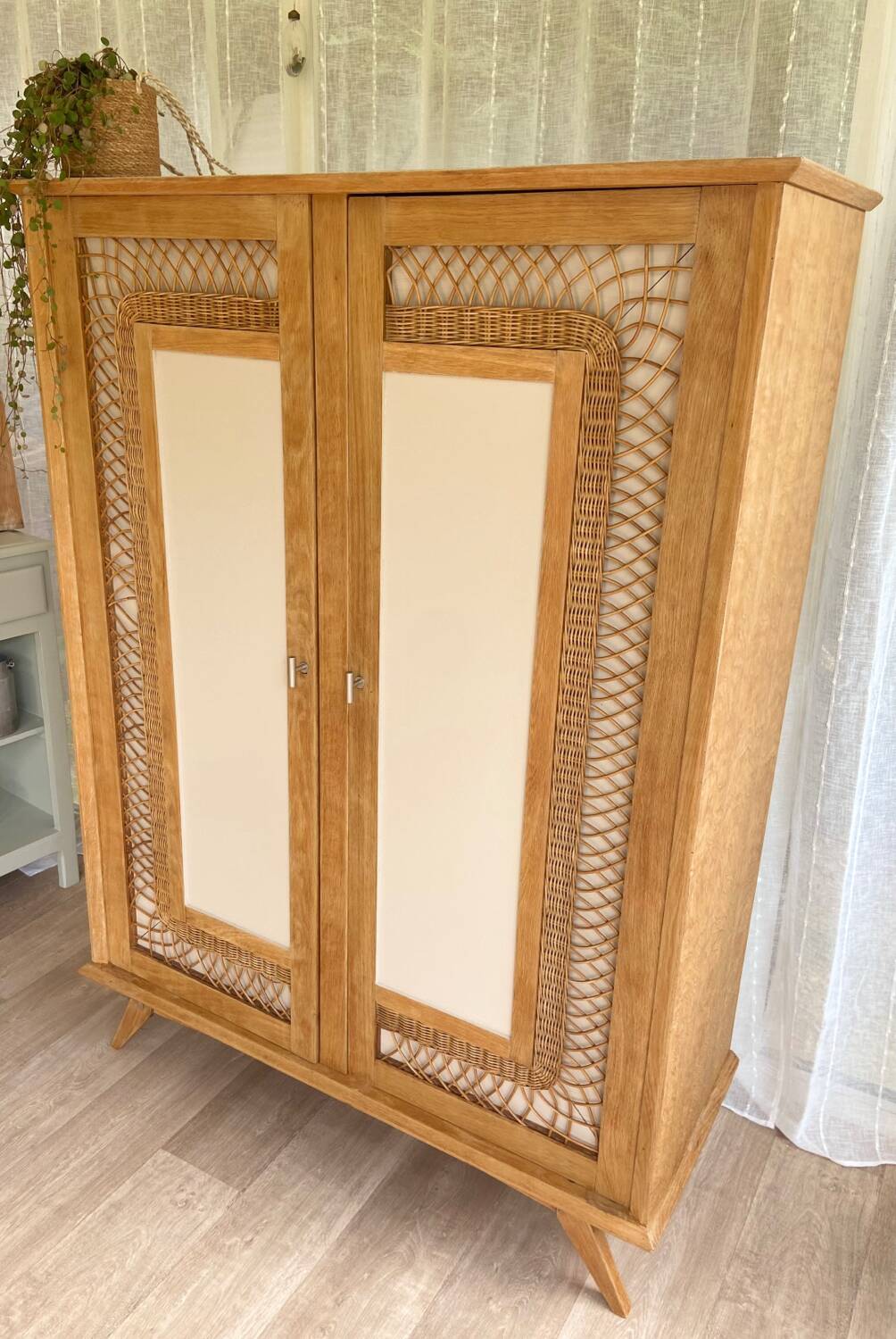 Rattan cabinet