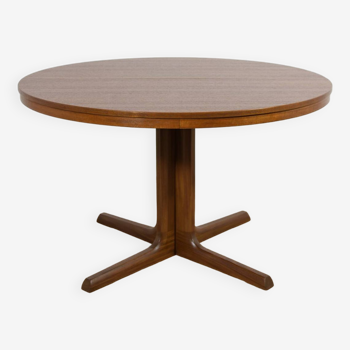 Table de salle à manger extensible en teck, Danemark, 1960s