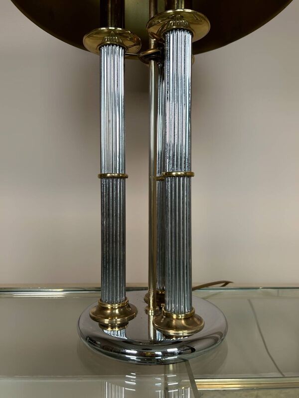 Lampe bouillotte style maison Baguès années 70