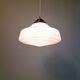 Art Deco Philips suspension in white opaline, Phililite series, 1930.
