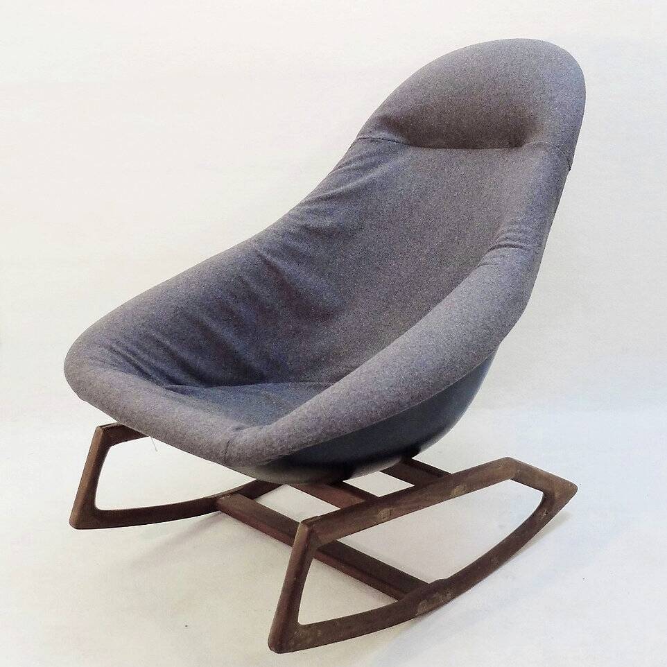 Gemini Rocking Chair by Walter S. Chenery for Lurashell, 1960s