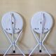 Pair of vintage folding stools "Tubecon" Marinakis, 80s