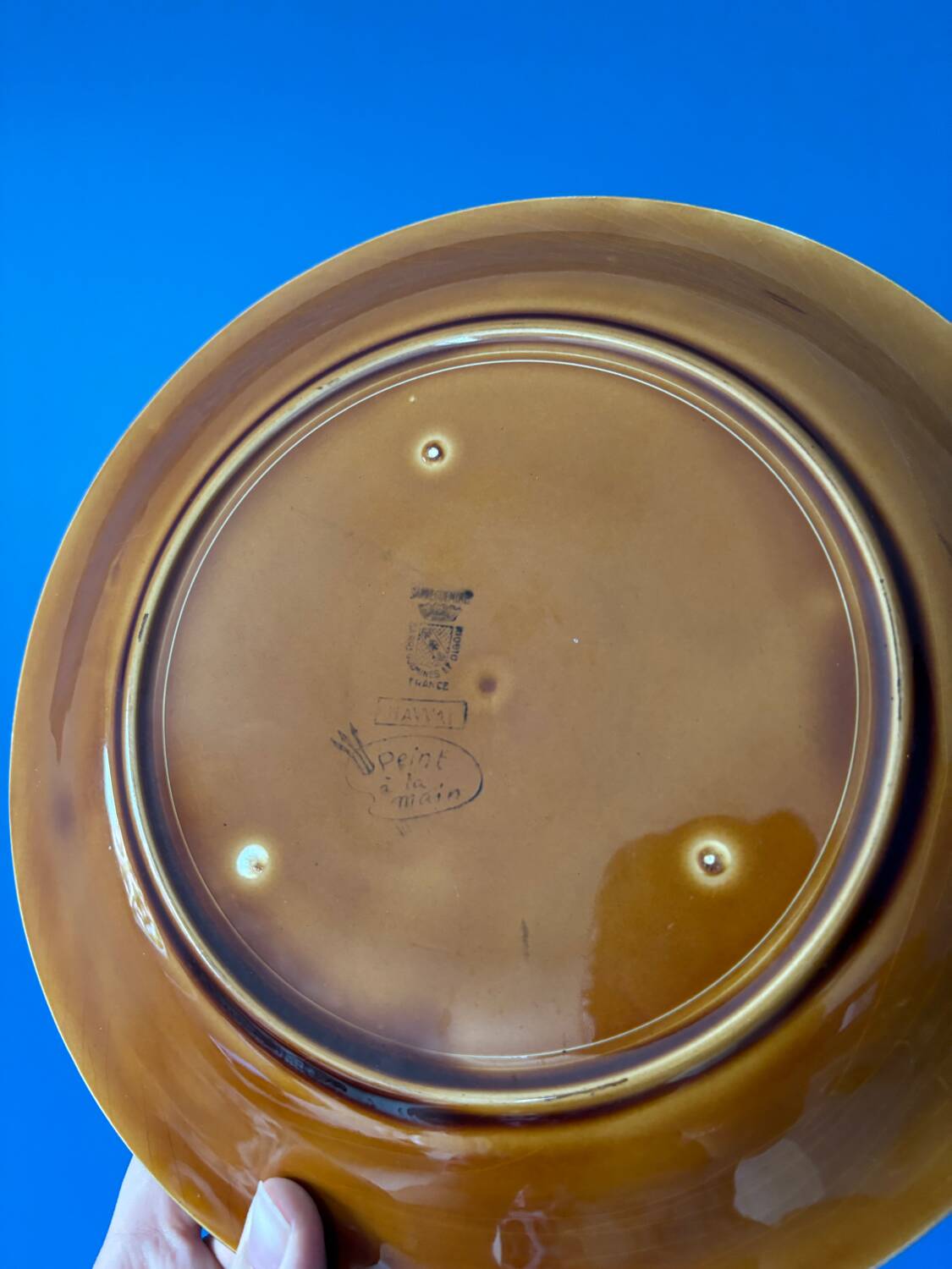 Set of 8 Vintage Sarreguemines Plates, Hawaii Model, 1970 – Ceramic