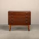 Commode en teck et hêtre de Børge Mogensen, Søborg Møbler