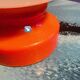 Vintage opaline glass lamp, Space Age, Murano 1960 - 1970