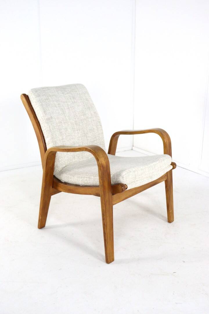 Fauteuil en contreplaqué Pastoe FB06 modèle femme