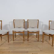 Mid Century Oak Model 171 Dining Chairs from Slagelse Møbelværk, Denmark.