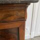 Bedside table / nightstand / column / Somno / Vintage mahogany stand