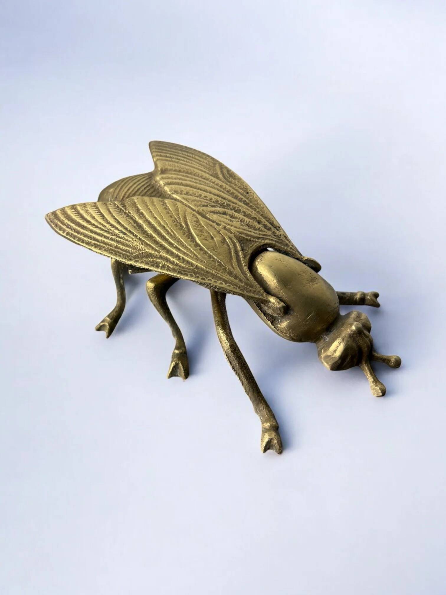 Regency fly ashtray in brass, Spain, circa 1980
