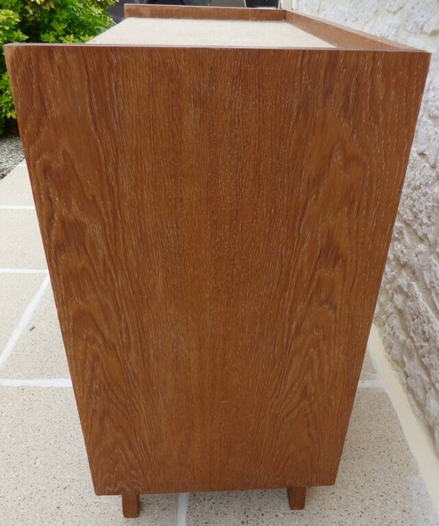 Vintage 4-drawer wooden chest of drawers - Completely restored and refurbished