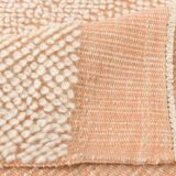 8x10 Pale Orange Beige Handmade Vintage Oushak Rug