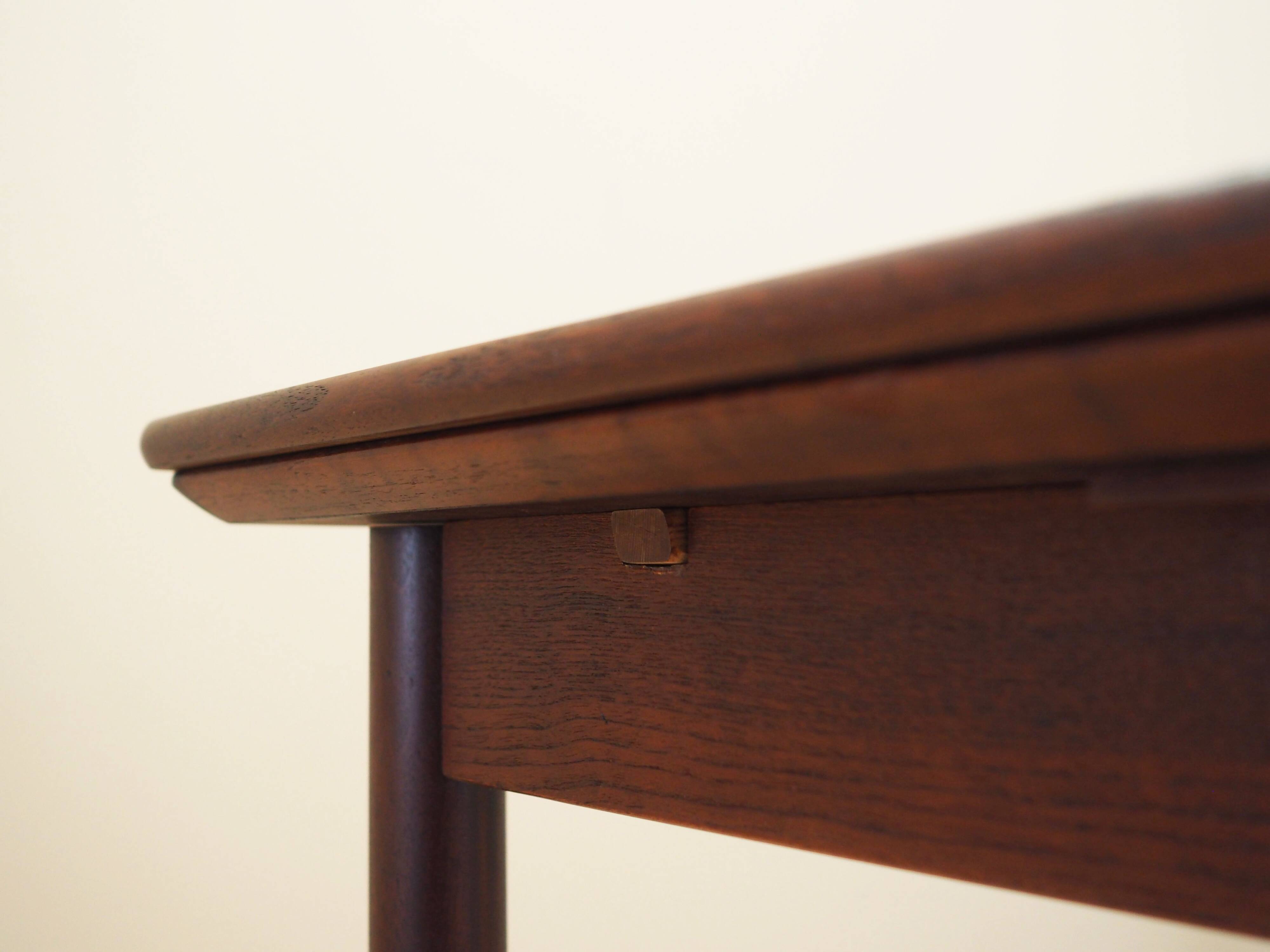 Teak table, Danish design, 1970s, production: Denmark