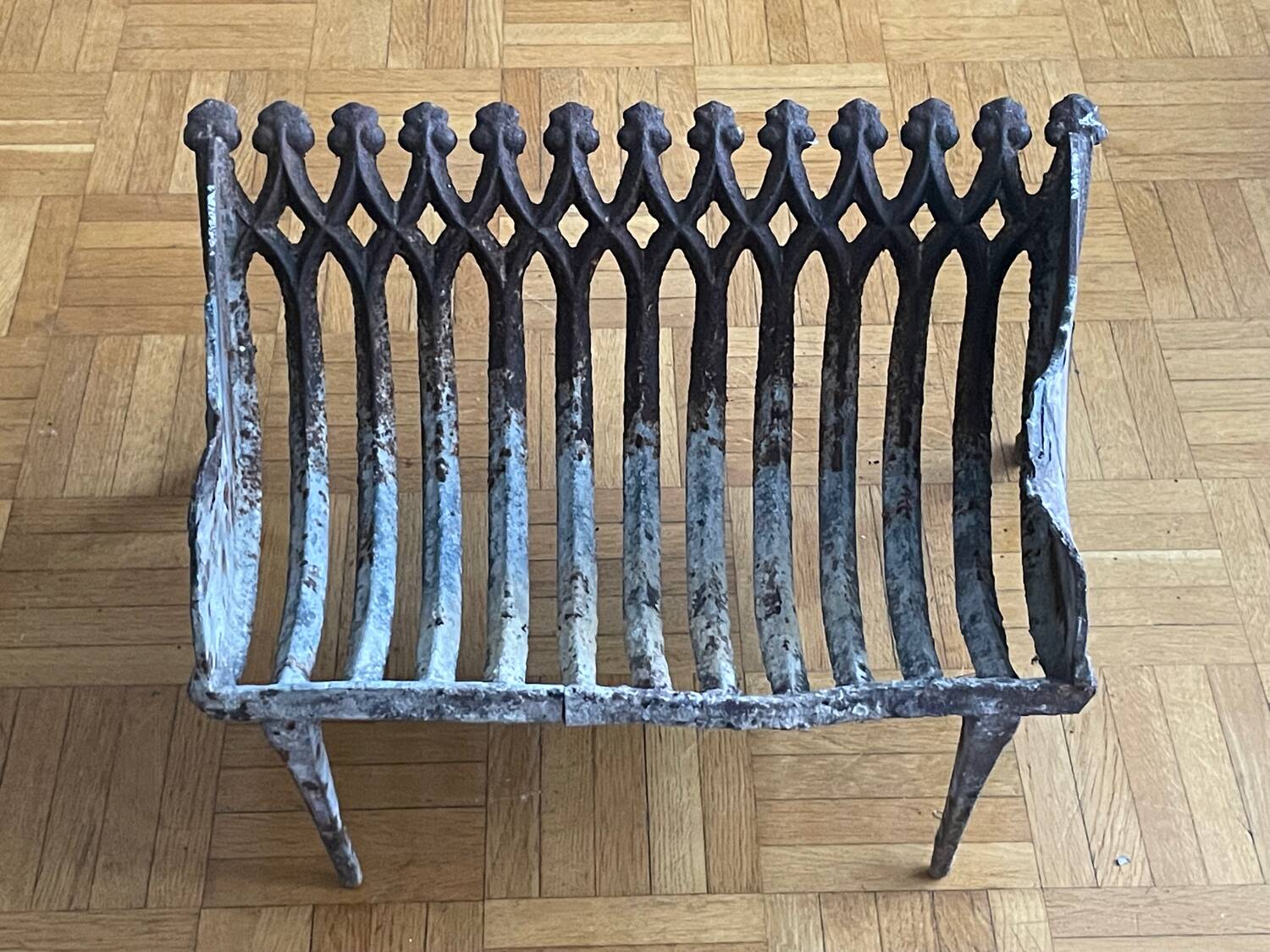 Cast iron fireplace brazier