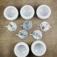 5 opaline ball sconces, half spheres, ceiling lights
