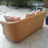 Rattan bench