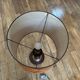 Vintage lamp with retro shade