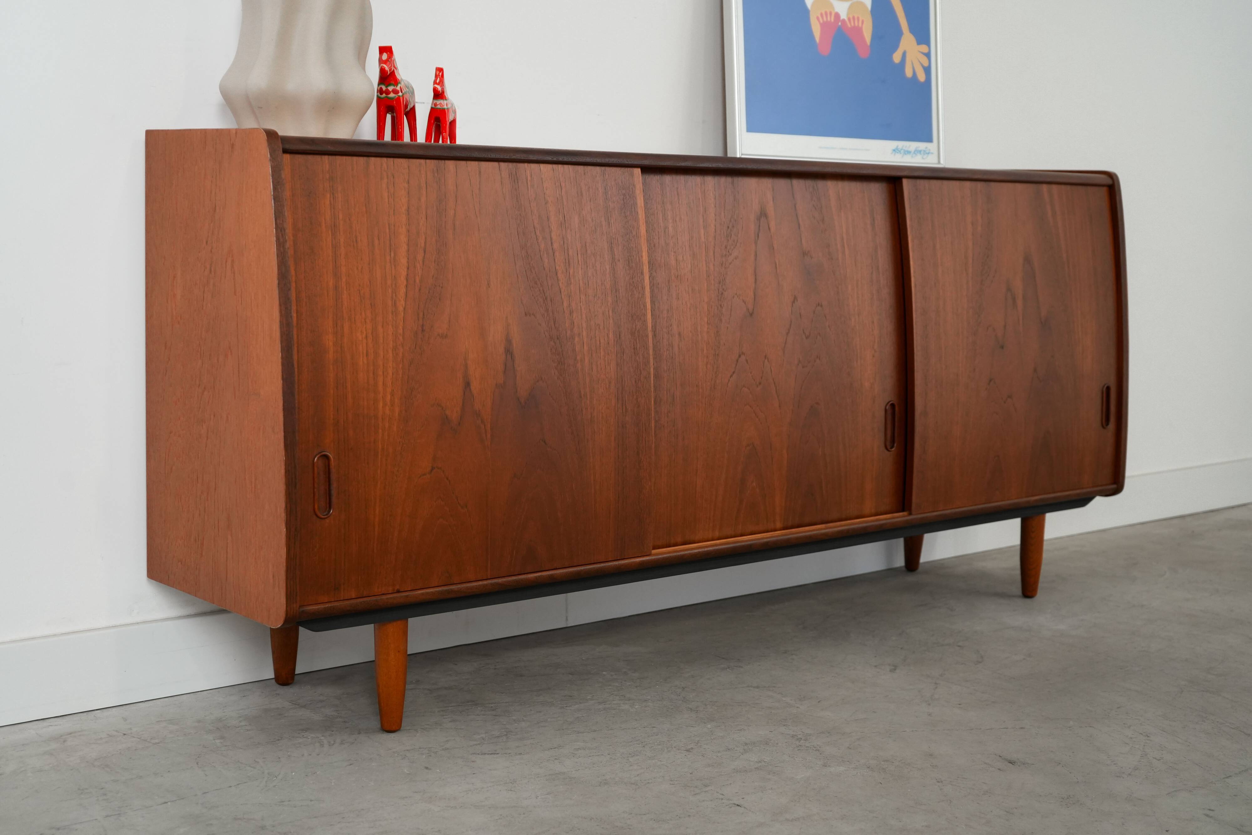 Teak sideboard, Danish design, 1970s, production: Denmark