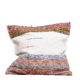 Housse de coussin artisanale en coton recyclé tissé main