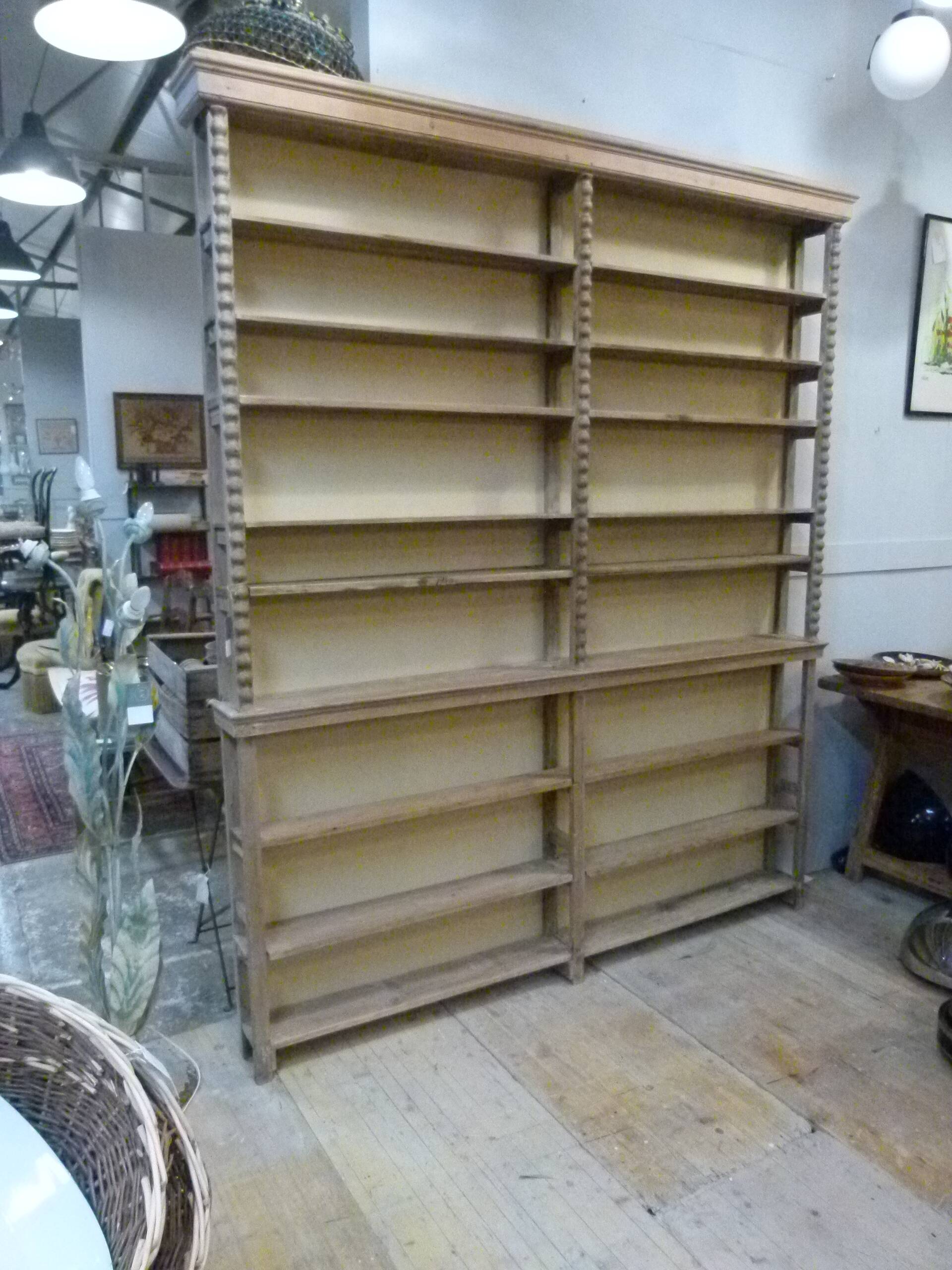 20th century pharmacy shelves