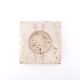 Square travertine ashtray, 1970s