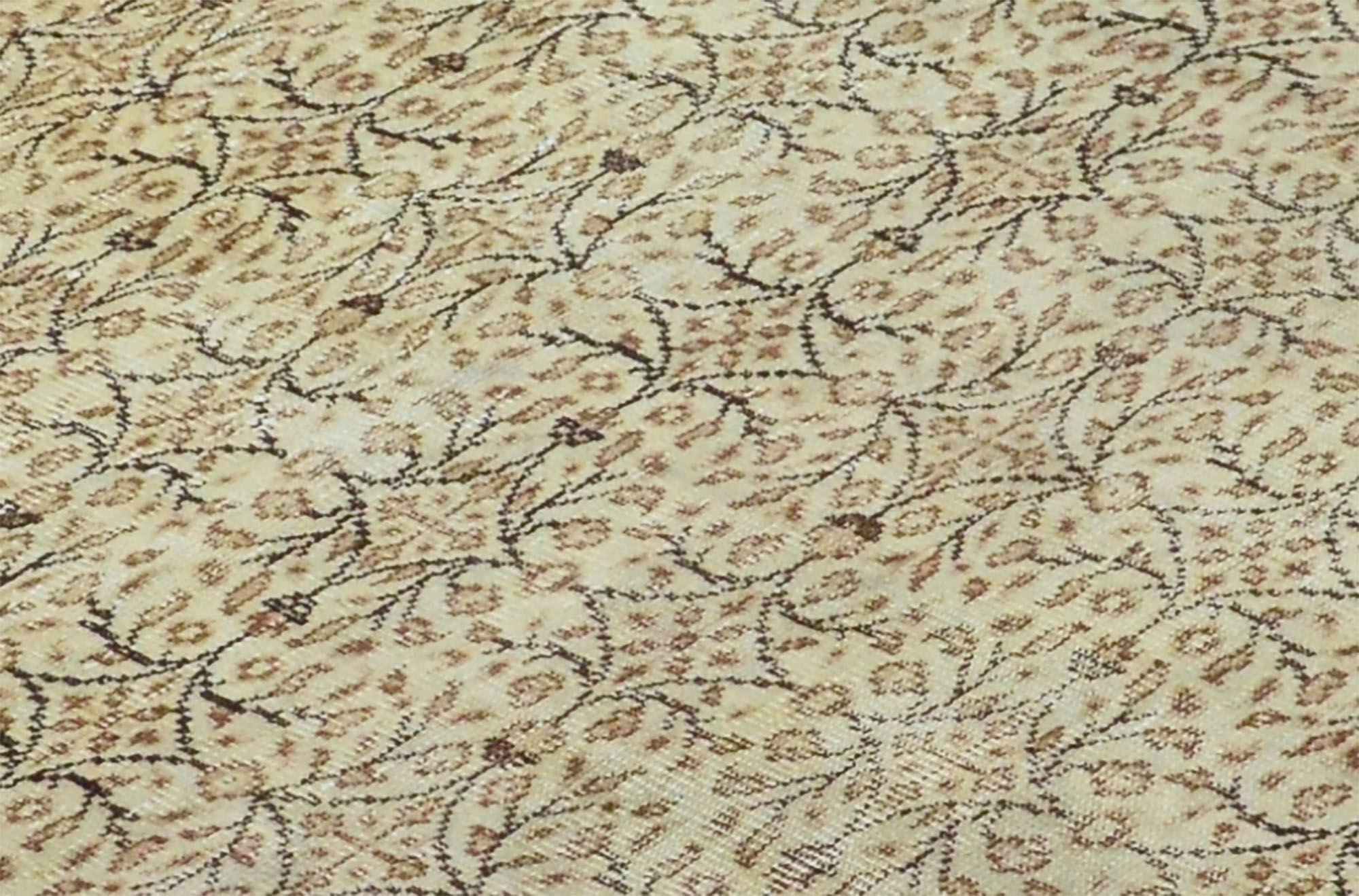 Anatolian handmade vintage rug 265 cm x 177 cm