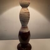 Vintage enameled ceramic lamp