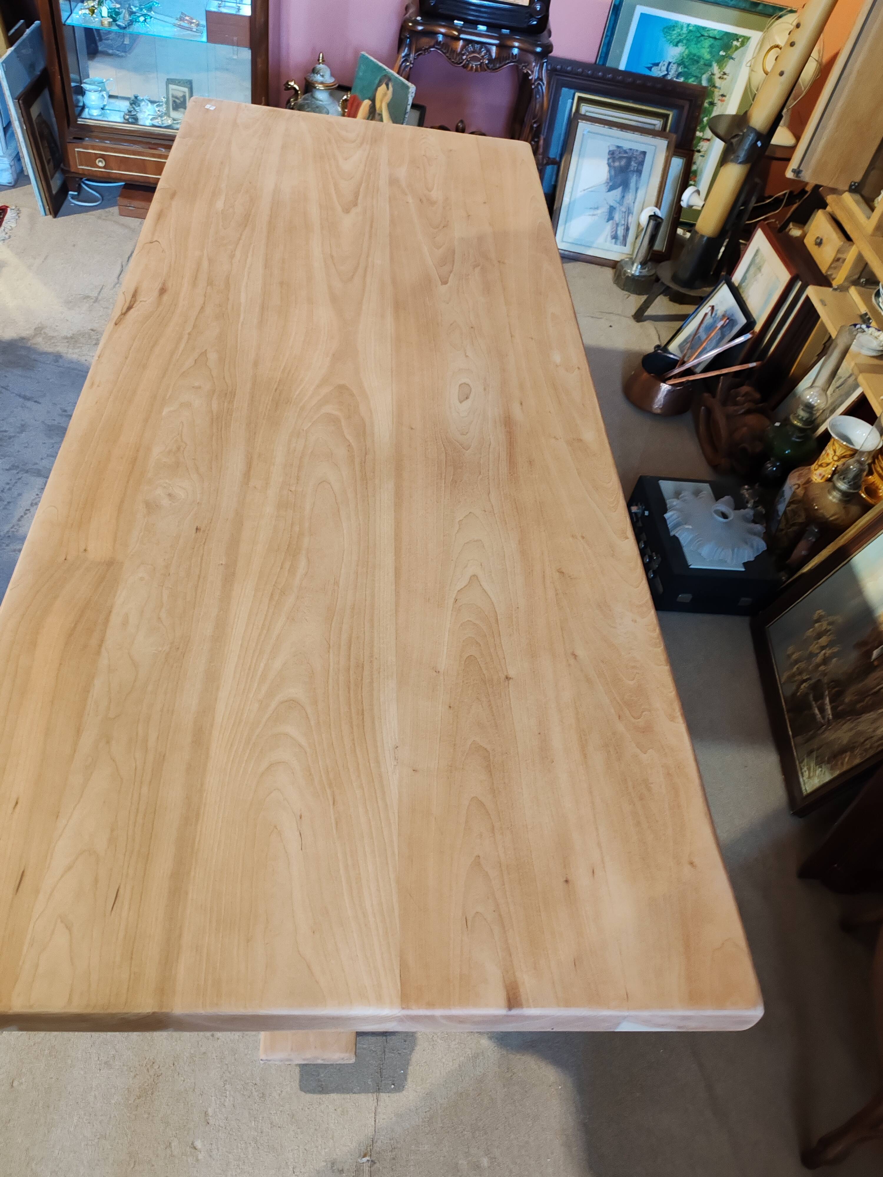 Table monastere en meurisier massif
