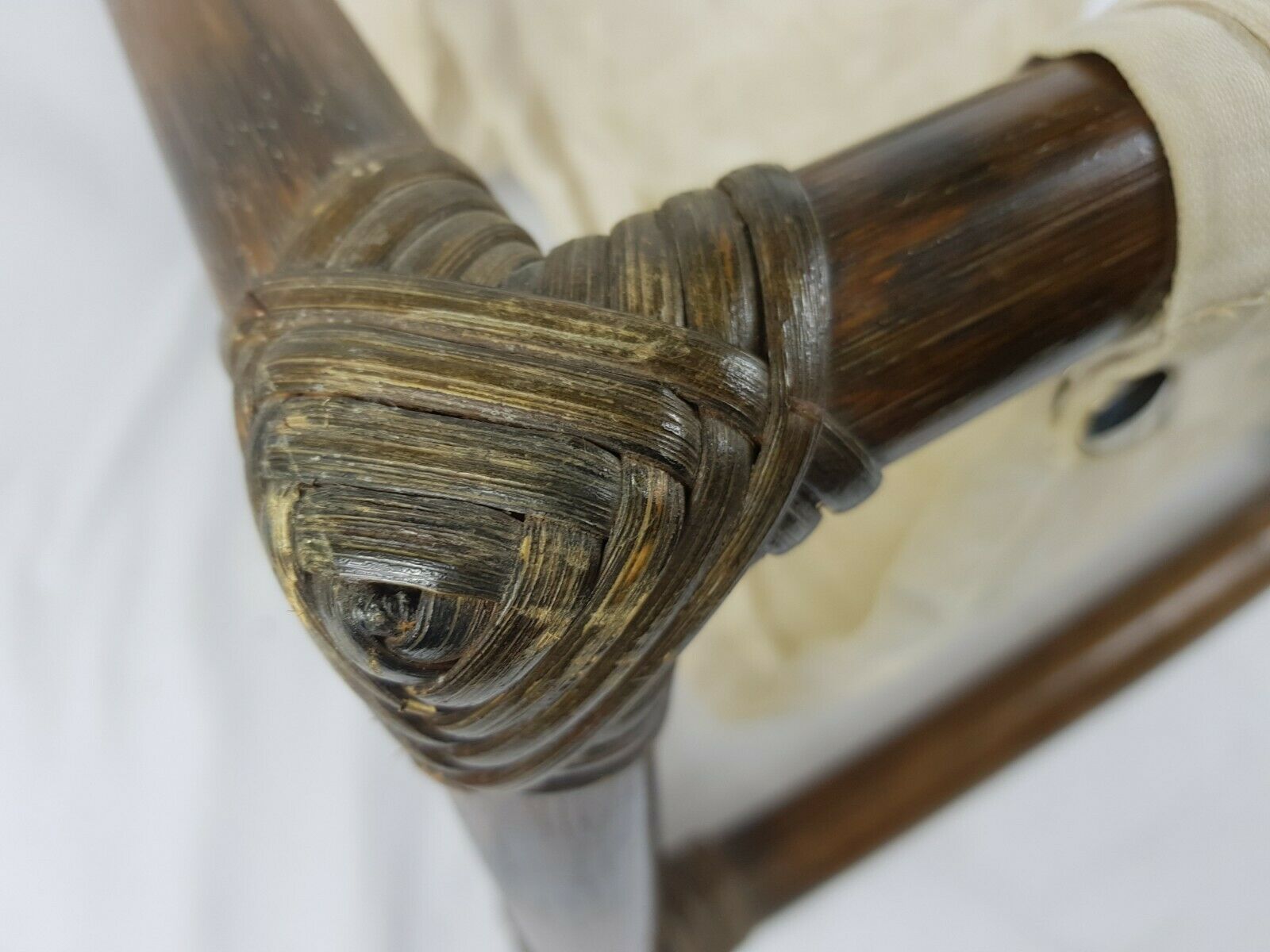 Bamboo magazines door, vintage rattan 70s