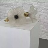 Pair of vintage gold wall lights