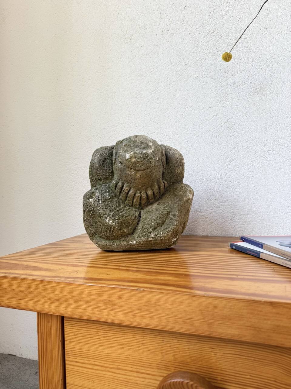 Stone sculpture of a man