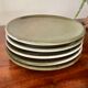 Set of 5 ceramic dessert plates