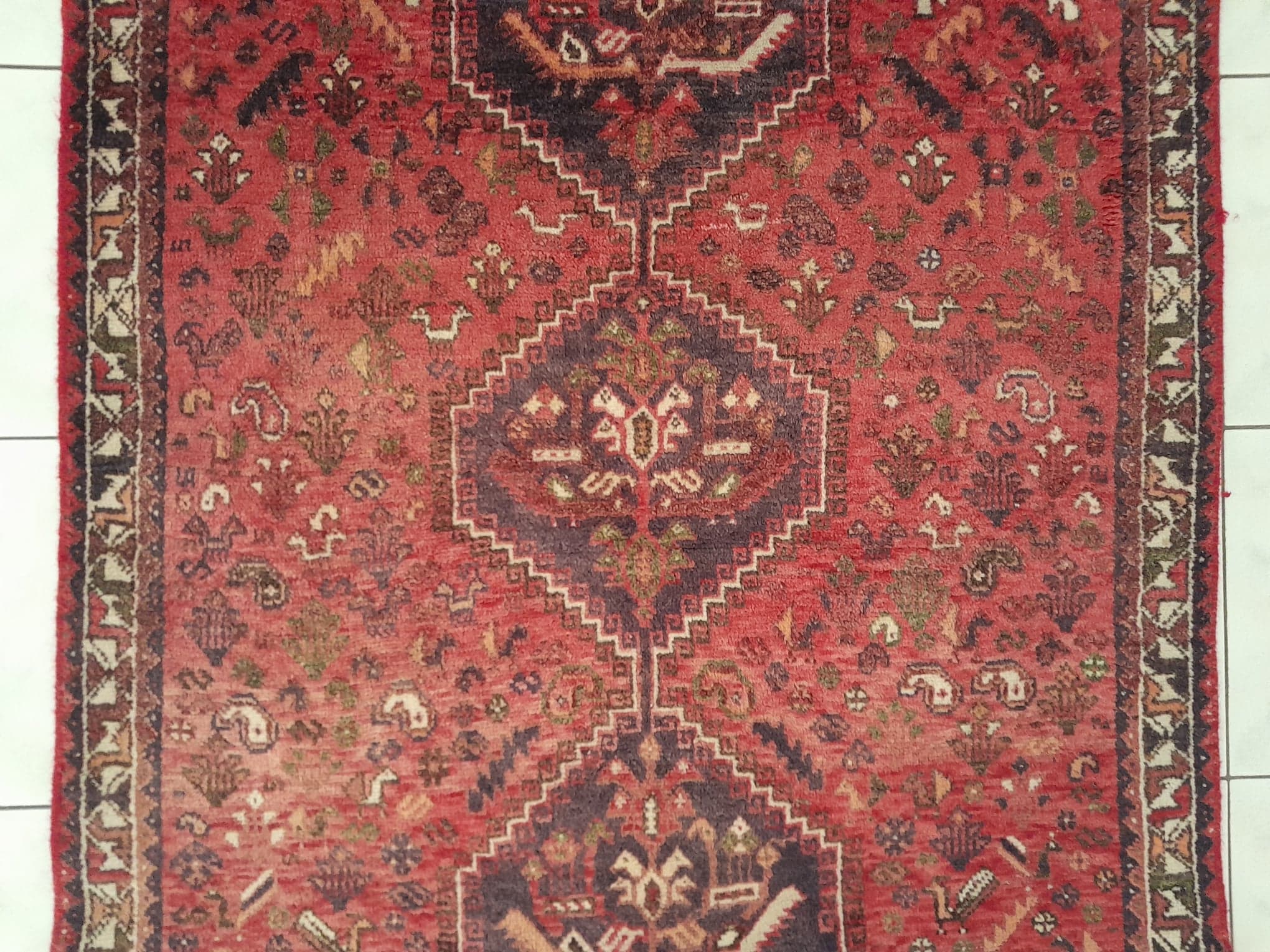 Handmade Persian Shiraz rug 150x108cm