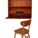 Danish hanging bookcase - Secretary 1960s