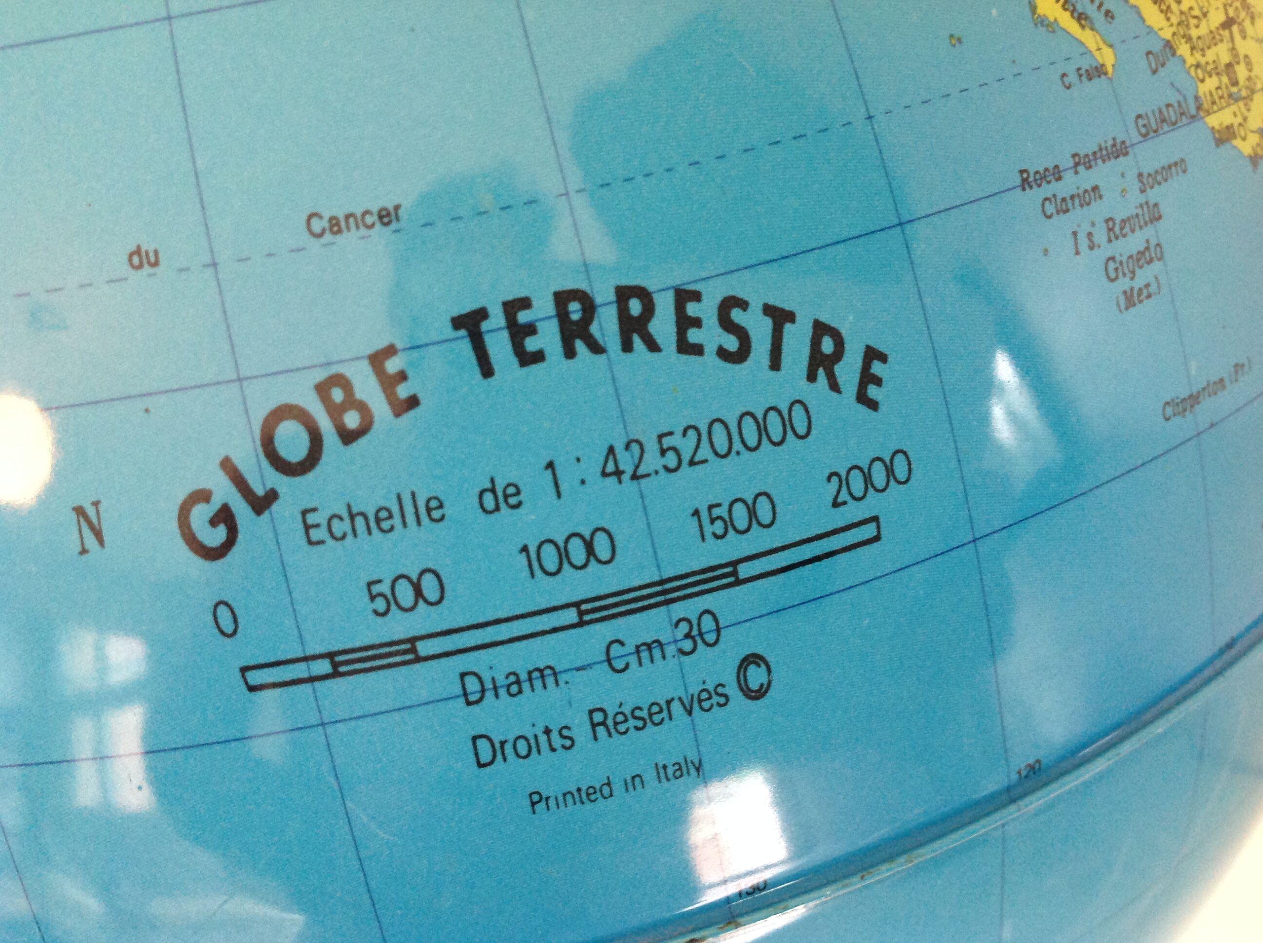 Light earth globe tripod 50/60